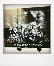 写真ガラス彫刻